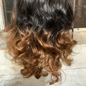 Blonde Ombré Human Hair Wig